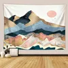 Tobestry Sunset Mountain Series Bachowca Dekoracja Dekoracja Rodzinna salon sypialnia Ściana tła J220804