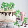 Other Festive & Party Supplies 5Pcs/lot Palm Tree With Coconuts Cake Topper Cupcake For Hawaiian Tropical Baby Shower Kids Birthday PartyOth