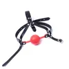 NXY SM Bondage 48 mm Big Ball Gag Masque de harnais de tête de tête en cuir en cuir ouvert Toys 06101112975