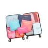 Förvaringspåsar researrangör väska uppsättning för kläder snygg garderob resväska påse fodral skor förpackning kub bagstorage bagsstorage