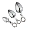 Nxy Sex Anal Toys Prostate Massage Butt Plug Metal Anus Stimulator Stainless Stainless Stainless Toys for Men Men Women vition 1220
