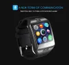 Q18 Smart Watch Android voor iPhone iOS Camera afgerond ANTWOORD OPROEP Oproepen Horloges Ondersteuning Simkaart Smartwatch Fitness Tracker