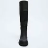 Boot Design Genuine Leather Knee High Female Black Trouer Deep Furrow Fall and Winter Leiure Tall Caniter 221223