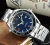 2022 Hoge kwaliteit luxe heren horloges drie-naald werken serie automatische mechanische horloge mode militaire klok top merk rubber en stalen riem