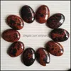 Stone Loose Beads Jewelry Natural Crystal Semi-Precious 25X18Mm Face For Necklace Ring Earrrings Acc Dho68