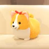 Cute pet short-legged dog doll cute dogs peach heart small ass pillow