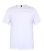 Sublimation White Blank Shirts Party Supply Transfert de chaleur Vier
