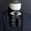 Pajaritas masculinas para hombre, lazo para el cuello, vestido de boda para mujer, camisa, blusa, pajarita de seda para hombre, cuello de novio, accesorios para traje