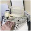 Style European Mesh Straw Hats Bow Flower Elegant Fairy Hat Summer Semi Covered Fashion Caps