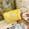 Cosmetic Bags & Cases Candy Color Flower Bag Women Portable Toiletry Large Beauty Case Korean Quilted Makeup Organizer Necesserie PouchCosme