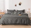 4PCS Designer Bed Zarblety Zestawy zestawu pościeli Fłowna domowa Krótka fabryka poduszek kołdry Zestawy Pokrywa Wygodne Blanke2229927