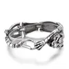 Gjutning av rostfritt stål armband Biker Animal Tiger Link Chain Silver för mode hip-hop smycken 31mm 8,26 tum tunga make gåvor Fader gåvor