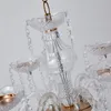 Dekoracja Nowe rekwizyty ślubne Metal Diamond Flower Ramka wisząca krystaliczna akrylowa wisiorek Świeca Wedding Candelabramain Layout Imake158