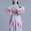 الملابس العرقية الصينية Taichi موحدة Kungfu الفنون القتالية الدعا
