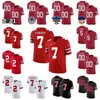 Nik1 Custom Ohio State Buckeyes Football Jersey 2 Chris Olave 22 Chambers 28 Miyan Williams 6 Jameson Williams 88 Джереми Ракерт 11 Jaxon