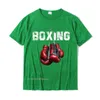 T-shirt da boxe divertente - I Love Boxing Tshirt Geek T-shirt da uomo in cotone Tops Tees Camisa 220509