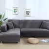 Podwójna sofa pokrywka 145185 cm do salonu Couch Couch Cook Elastic L w kształcie litery Sofasy w kształcie litery L Okładki rozciągają szażentu.