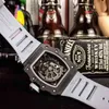 Luxury Mens Mechanical Watch Richa Milles Rm35-02 Swiss Movement Rubber Watchband Watches Men Brand Wristwatch