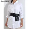 Chemise surdimensionnée pour femmes tuniques chemises blanches pour l'école femmes chemisier élégant pour femmes chemise blanche surdimensionnée femmes Blouses tunique 220407