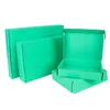 5 pièces 10 pièces vert cadeau 3 couches emballage en carton ondulé carton de transport prend en charge la taille personnalisée et imprimé 220706
