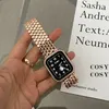 مقياس السمك الفولاذ المقاوم للصدأ حزام Apple 7 41 ملم 6 SE 5 4 40 44 ملم معصم لـ IWatch 3 38 42mm Baracelet