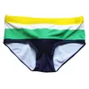 Mens Swimwear Swimsuits Brazilian Classic Cut Swim Wear Briefs Bikini Sexy Stripe Surfing Board Trunks Shorts Underwear Beach 220509