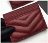 2022 nouvelle mode porte-cartes femme mini portefeuille Designer couleur pure en cuir véritable Pebble texture luxe portefeuille noir avec boîte