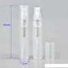 Mini frascos transparentes de perfume vazio frasco de pulverizador de frasco de perfume