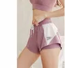 Frauen elastische Shorts Mesh Yoga Jogginghose Casual Laufen Jogging Fitness atmungsaktive kurze Gym Outdoor Sport Hosen mit Tasche