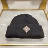 Designer Wool gebreide hoed paar Beanie hoeden twee kleuren voor mannen vrouwen kasjmier herfst en winter reizen slijtage schedelhoed mode bal cap