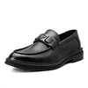 2022 fashion Men's Shoes Loafers Metal decoration Man Party Dress Evening Footwear