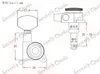 En uppsättning av 6 datorer låsta strängminnar Tuning pinnar nyckelmaskinhuvuden för akustisk elektrisk gitarrlås Schaller -stil - svart