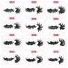 偽まつげの再利用可能なCrisscross Lashes Mink Full Strip Bulk 30mm長いソフトベンダー5D偽拡張機能1ペア4698597