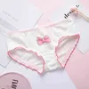 Nette Cartoon Obst Baumwolle Mädchen Unterwäsche Weiche Atmungsaktive Tier Druck Nahtlose Slip Frauen Erdbeere Briefs Dessous L220802