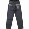 EBAIHUI Pantaloni in denim da uomo larghi Plus Size Palazzo Casual Streetwear Jeans Harem Pantaloni in denim a gamba larga larghi da uomo dritti