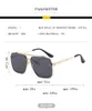 Toppdesigner Dita 17302 Solglasögon Mens och kvinnor Metall Retro Fashion Black Glasses Door All Match UV 400 Lens