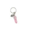 Цепочки натурального камня Keys Keyring Fashion Key Holder Boho Jewelry Car Care Chchain 8 Colors для мужчин женщин