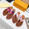 luxury Designer women Platform slippers Canvas Sandals Real Leather Beach Slides Slipper Outdoor Party Classic Sandal