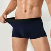 Geateal Cotton Panties Mäns Underlag Boxer Intimate Underware Homme Boxers Termiska Shorts för Boy Sexig Underkläder Solid Färg G220419