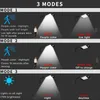 Lampione stradale solare Lampada di sicurezza orientabile a 360 gradi per esterni Luci con sensore di movimento solare Ecologico e risparmio energetico