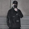 11 Bybbs Men Dark Cargo Jackets Coats Streetwear Função Tática Pullover Harajuku Multipocket Capuzes Casacos 220808