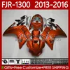 OEM Codework для Yamaha FJR-1300 FJR 1300 A CC FJR1300A 2001-2016 лет Moto Body 112No.14 FJR1300 13 14 15 16 FJR-1300A 2013 2014 2015 2016 Glossy Orange