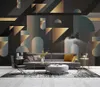 Custom 3d wallpaper living room bedroom Nordic modern minimalist geometric TV background Wall Mural home decor 3d wallpapers