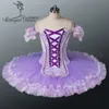 女性ジゼルパフォーマンスバレエチュチュ女の子アダルトバレリーナLilac Coppelia Platter Tutu Pancake CostMutumbt8964B