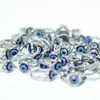 whole 50pcs blue Devil's eye alloy rings mix charm punk goth gift Turkish eye women men jewelry223p