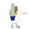 18 스타일 창조적 인 식물 브로치 선인장 즙이 많은 에나멜 보석 브로치 핀 핀 남자 여자 정장 응고 장식 보석 선물 액세서리