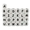 Kovict 100pcs Alphabet English Silicone Beads.