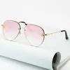 Lunettes de soleil 2022 Design classique pilote femmes hommes Vintage conduite petite abeille miroir lunettes de soleil pour femme UV400 nuances