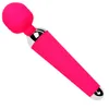 Massager vuxen sexleksaker för kvinna 10 hastighet USB uppladdningsbara orala klitor vibratorer för kvinnor av magiska trollstav vibrator gspot massager2209411