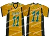 New Custom 2021 College North Dakota State NDSU Bison Football Jersey Zeb Noland Ben Ellefson Jaxon Brown Trey Lance 11 Wentz Aaron Mercadel 4XL